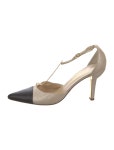 Stella McCartney Canvas Colorblock Pattern DOrsay Pumps - Neutrals Pumps, Shoes - STL210060 | The RealReal Canvas Colorblock... 