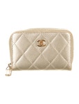 Chanel Interlocking CC Logo Leather Wallet - Neutrals Wallets, Accessories - CHA858004 | The RealReal Interlocking CC Logo... 