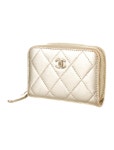 Chanel Interlocking CC Logo Leather Wallet - Neutrals Wallets, Accessories - CHA858004 | The RealReal Interlocking CC Logo... 