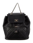 Chanel Quilted CC Backpack - Black Backpacks, Handbags - CHA856242 | The RealReal Quilted CC Backpack