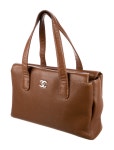 Chanel Vintage Caviar CC Tote - Brown Totes, Handbags - CHA896003 | The RealReal