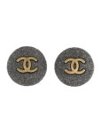 Chanel Vintage Stone CC Logo Clip-On Earrings - Gold-Plated Clip-On, Earrings - CHA900002 | The RealReal Vintage Stone CC Logo... 