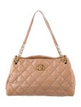 Chanel Quilted CC Tote - Neutrals Totes, Handbags - CHA895009 | The RealReal Quilted CC Tote