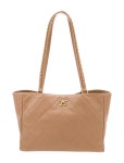 Chanel Quilted CC Tote - Neutrals Totes, Handbags - CHA895009 | The RealReal Quilted CC Tote
