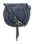 Chloé Leather Marcie Saddle - Blue Crossbody Bags, Handbags - CHL316004 | The RealReal Leather Marcie Saddle