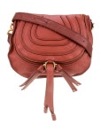 Chloé Leather Marcie Saddle - Blue Crossbody Bags, Handbags - CHL316004 | The RealReal Leather Marcie Saddle