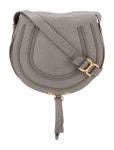 Chloé Leather Marcie Saddle - Blue Crossbody Bags, Handbags - CHL316004 | The RealReal Leather Marcie Saddle