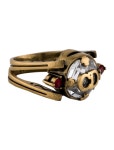 Christian Dior Crystal Cocktail Reversible Ring - Gold-Plated Cocktail Ring, Rings - CHR317011 | The RealReal Crystal Cocktail... 