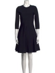 Christian Dior Silk Midi Length Dress - Black Dresses, Clothing - CHR450015 | The RealReal Silk Midi Length Dress