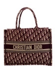 Christian Dior Oblique Jacquard Book Medium - Neutrals Totes, Handbags - CHR550018 | The RealReal Oblique Jacquard Book Medium