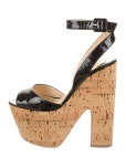 Christian Louboutin Patent Leather Sandals - Black Sandals, Shoes - CHT210087 | The RealReal Patent Leather Sandals