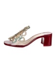 Louis Vuitton LV Monogram Leather Gladiator Sandals - Red Sandals, Shoes - LOU770015 | The RealReal LV Monogram Leather Gladiator... 