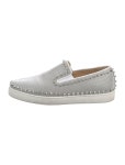 Christian Louboutin Studded Accents Sneakers - Silver Sneakers, Shoes - CHT370103 | The RealReal Studded Accents Sneakers