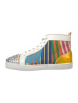 Christian Louboutin Rockstud Spike Canvas Sneakers - Green Sneakers, Shoes - CHT400081 | The RealReal Rockstud Spike Canvas Sneakers