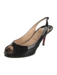 Manolo Blahnik Patent Leather Slingback Sandals - Black Sandals, Shoes - MOO315011 | The RealReal Patent Leather Slingback Sandals