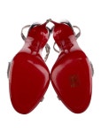 Christian Louboutin Suede Crystal Embellishments Slingback Sandals - Pink Sandals, Shoes - CHT549225 | The RealReal