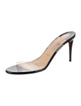 Christian Louboutin PVC Slides - Black Sandals, Shoes - CHT550019 | The RealReal
