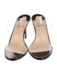 Christian Louboutin PVC Slides - Black Sandals, Shoes - CHT550019 | The RealReal