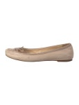 Christian Louboutin Leather Bow Accents Ballet Flats - Neutrals Flats, Shoes - CHT550022 | The RealReal