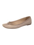 Christian Louboutin Leather Bow Accents Ballet Flats - Neutrals Flats, Shoes - CHT550022 | The RealReal