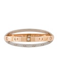 Bvlgari Vintage 18K Mother of Pearl & Diamond Bangle - 18K Yellow Gold Bangle, Bracelets - BUL59833 | The RealReal Vintage 18K... 