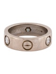 Cartier LOVE Ring, Classic Model, 3 Diamonds - Band, Rings - CRT150033 | The RealReal