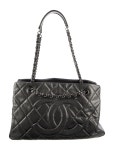 Chanel Double-Stitched Hamptons Tote - Black Totes, Handbags - CHA840495 | The RealReal Double-Stitched Hamptons Tote