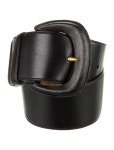 Yves Saint Laurent Wide Leather Waist Belt - Black Belts, Accessories - YVE210163 | The RealReal Wide Leather Waist Belt
