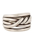 Hermès Collier de Chien Ring - Sterling Silver Band, Rings - HER370075 | The RealReal Collier de Chien Ring