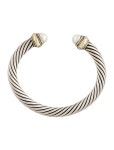 David Yurman Pearl Classic Cable Bracelet - Bangle, Bracelets - DVY208837 | The RealReal