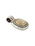 David Yurman Two-Tone Albion Pendant Enhancer - Pendant Necklace, Necklaces - DVY210008 | The RealReal