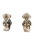 David Yurman Two-Tone Cable X Hoop Earclip Earrings - Hoop, Earrings - DVY210085 | The RealReal