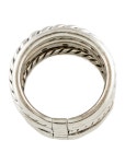 David Yurman Diamond Stax Six Row Ring - Band, Rings - DVY210087 | The RealReal