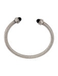 David Yurman Onyx & Diamond Cuff Bracelet - Cuff, Bracelets - DVY210149 | The RealReal