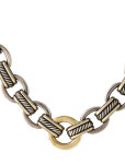 David Yurman Two-Tone Chain Link Necklace - Chain, Necklaces - DVY210153 | The RealReal