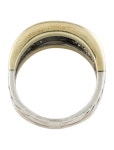 David Yurman Two-Tone Cable Classics Cigar Band Ring - Band, Rings - DVY210158 | The RealReal