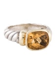 David Yurman Citrine Noblesse Ring - Rings -          DVY78931 | The RealReal Citrine Noblesse Ring