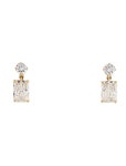 Earrings 14K Diamond Stud Earrings - 14K White Gold Drop, Earrings - EARRI300072 | The RealReal 14K Diamond Stud Earrings