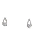 Earrings 14K Diamond Stud Earrings - 14K White Gold Drop, Earrings - EARRI300072 | The RealReal 14K Diamond Stud Earrings