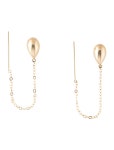 Earrings 14K Drop Earrings - 14K Yellow Gold Drop, Earrings - EARRI350060 | The RealReal 14K Drop Earrings