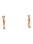 Earrings 14K Lab-Grown Diamond Hoop Huggie Earrings - Hoop, Earrings - EARRI401013 | The RealReal