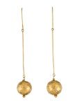 Earrings 18K Diamond Hammered Drop Earrings - Drop, Earrings - EARRI402007 | The RealReal