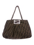 Fendi Fendi Zucca Mia Tote - Handbags -          FEN150007 | The RealReal Fendi Zucca Mia Tote