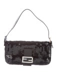 Fendi Sequin-Embellished Baguette - Handbags -          FEN150017 | The RealReal Sequin-Embellished Baguette