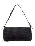 Christian Dior Diorissimo Leather-Trim Shoulder Bag - Black Shoulder Bags, Handbags - CHR315021 | The RealReal Diorissimo Leather... 