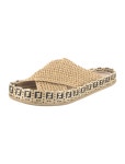 Amina Muaddi PVC Slides - Neutrals Sandals, Shoes - AMINM28555 | The RealReal PVC Slides