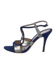 Fendi Suede Colorblock Pattern T-Strap Pumps - Blue Pumps, Shoes - FEN434011 | The RealReal