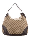 Gucci GG Canvas Bardot Bag - Brown Shoulder Bags, Handbags - GUC827018 | The RealReal GG Canvas Bardot Bag