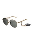 Chanel Interlocking CC Logo Round Sunglasses - Gold Sunglasses, Accessories - CHA900075 | The RealReal Interlocking CC Logo Round... 