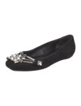 Christian Louboutin Spike Accents Suede Slingback Flats - Blue Flats, Shoes - CHT324016 | The RealReal Spike Accents Suede... 